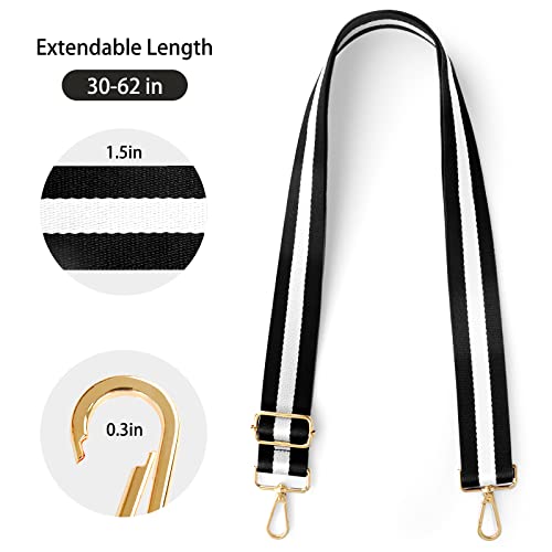 Image of Purse Straps Replacement Crossbody Straps for Purses,Wide Shoulder Strap for Bags Extender Guitar Straps for Handbags