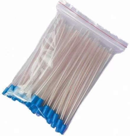 EustomA 100Pcs Disposable Saliva Ejector Suction Tips Aspirator Nozzles PVC Pliable Tip