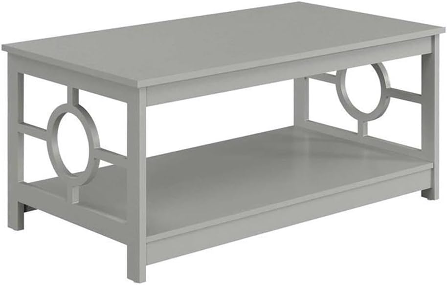 Convenience Concepts Ring Coffee Table, Gray