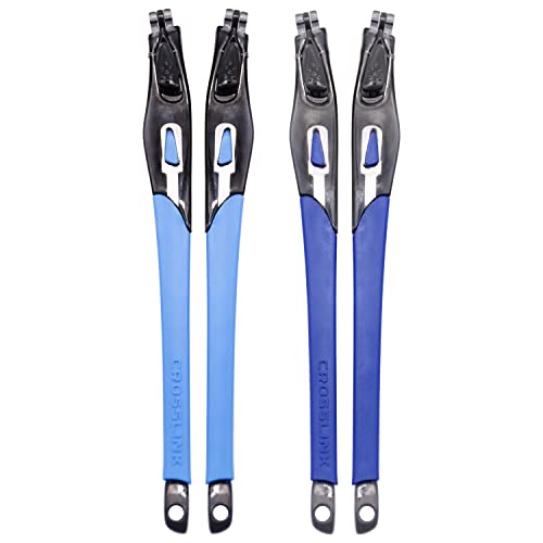 Branches bleues de rechange pour réparer des lunettes Oakley Crosslink