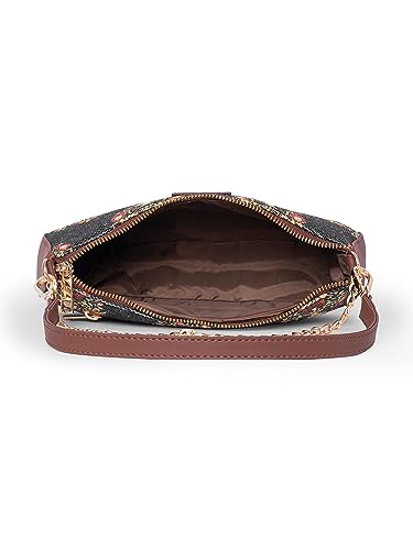 Image of ZOUK Women's Handcrafted Vegan Leather Casual Mini Shoulder Bag