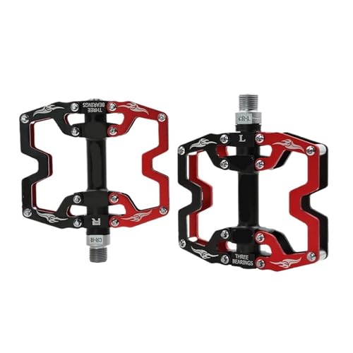 ]ԃy_ y A~ ~ CNC BMX MTB [hoCNy_ TCNO V[xAO(Y08-Black Red)