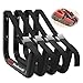 FitiRoker Kayak Storage Rack – 100LB Heavy Duty Kayak Wall Mount with Foam Padding & Straps | Kayak Rack for Garage, Wall Mounted Storage Hooks for Canoes, Paddle Boards, Ladders, Bikes (Square Tube)