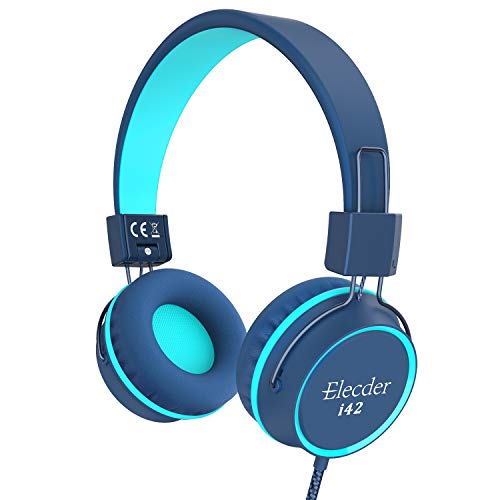 Elecder i42 Kids Headphones, Safe Volume Limited 85dB, Foldable Adjustable On Ear Headphones