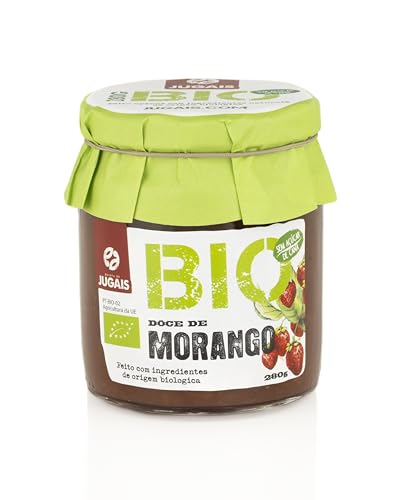 Mermelada de Fresa Ecológica | Sin Azúcar Añadido | Ingredientes Naturales | Ideal para Repostería y Desayunos | Frasco de 280g | Sabor Clásico y Dulce