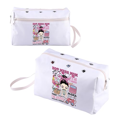 Sac en fil de fer Mom Life pour projet de crochet et tricot créatif