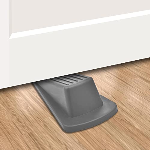 Vanleonet Door Stoppers, Rubber Door Stop Wedge, Prevent The Lock-Outs, Door Stoppers for Bottom of Door on Tile, Concrete, Carpet, Wooden Floor