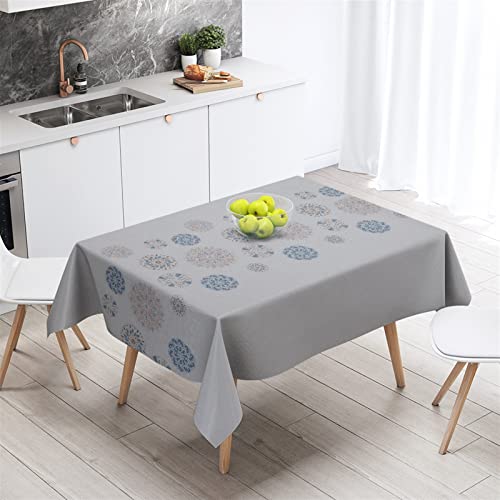 Nappe imperméable mandala 140x260cm rectangulaire couleur E - 2
