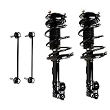 Detroit Axle - Front Driver & Passenger Side Complete Strut w/Coil Spring Assembly Sway Bar Links...