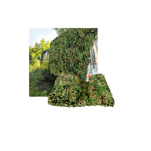 KigerNee Filet de camouflage militaire - 6 x 4 m - Tissu Oxford imperméable - Pour la chasse et le camping - Résistant aux UV (-40 °C à +50 °C) - Pour...