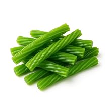 Snack Attack Green Apple Licorice Twists Gummy Candy Chewy Fruity Flavor Double Sealed Freshness Perfect for Parties, Gifts, and Snacking 1lb Bag
