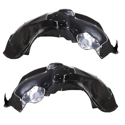 Image of TRQ Front Driver and Passenger Side Inner Fender Liner Set Compatible with 2015-2017 Ford Expedition and Lincoln Navigator