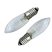 Produktbild Masrin 10er Pack E10 LED Ersatzlampe Glühbirne Kerze Glühbirne für Lichterketten 10 V (Schwarz)