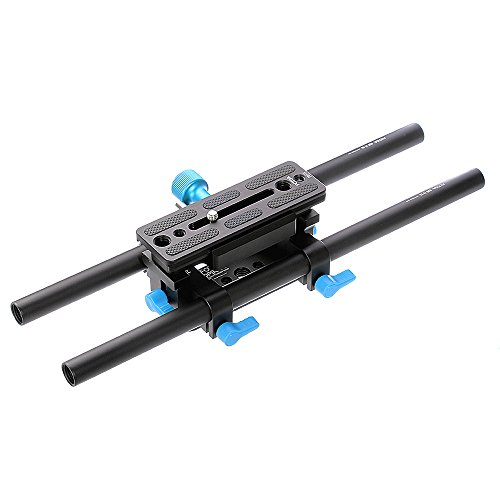 Fotga DP3000 M4 15mm Rod Rail Rig Quick Release Base Plate for DSLR