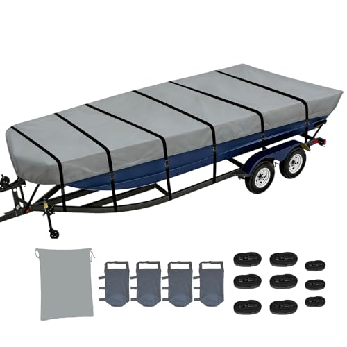 Jintogrive 12-14ft Jon Boat Cover