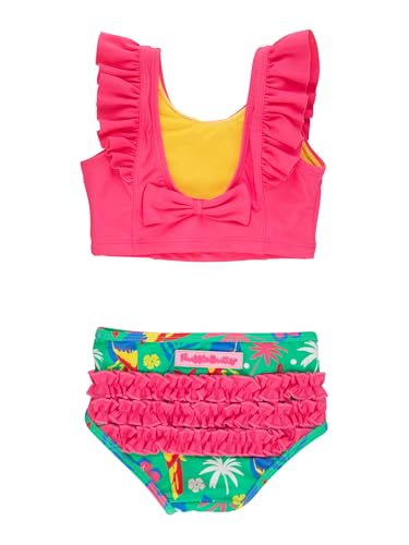 Image of RuffleButts Baby /Toddler Girls UPF50+ Waterfall Tankini Two Piece Swimsuit
