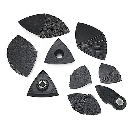Kit de ponçage Fein StarLock 35222967280 triangulaire non perforé de 63 pièces