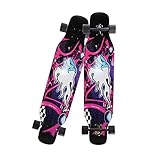 skateboard longboard penny board El monopatín para adultos está equipado con rodamientos de precisión silenciosa de alta velocidad y un buje de absorción de choque de alto rebote, tiene un excelente rendimiento y aceras agrietadas.