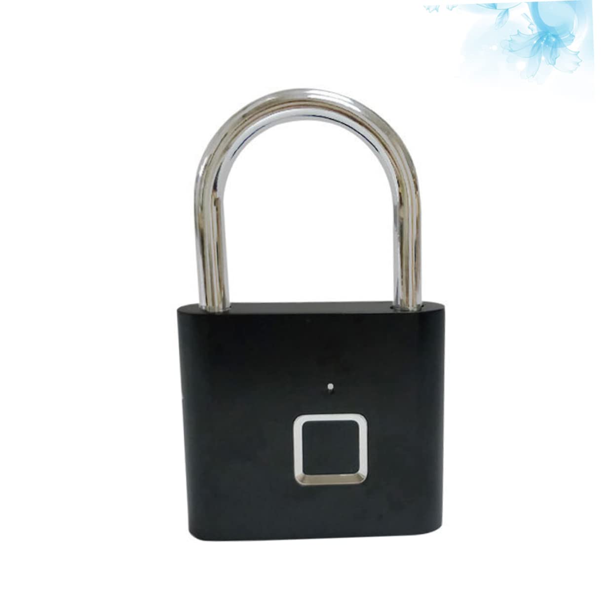 Cadenas Intelligent à Empreinte Digitale Noir, Alliage Acier, 96 G