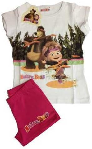 Vestito Masha e Orso - Set Maglietta + Pantaloncino - T-Shirt e Pantaloni  Originali, 3 Anni : Amazon.it: Abbigliamento