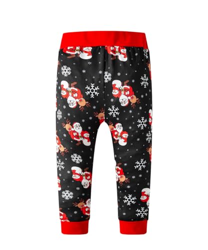 Image of Toddler Baby Boy Merry Christmas Deer Hoodie Sweatshirt Pants Sets