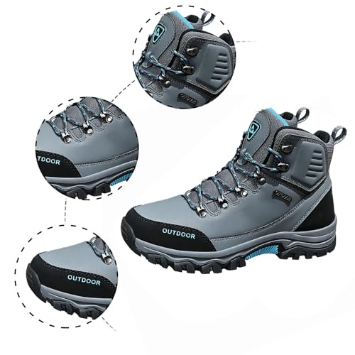 Zapatos de trekking cómodos para hombre que evitan resbalones en la montaña 6