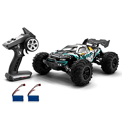Voiture RC tout-terrain 4WD moteur sans balais de 70 km/h avec 2 batteries incluses