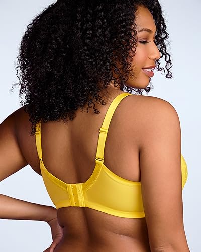 Image of HSIA Minimizer Bras for Women Full Coverage, Unlined Lace Sexy Plus Size Underwire Bra for Large Breasts