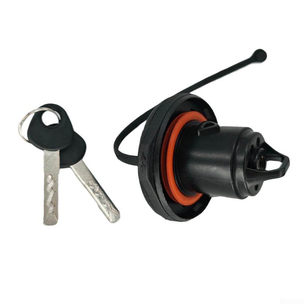 Tappo serbatoio bloccabile con 2 chiavi, ricambio per tappo carburante per auto Fiat 500, Grande, Punto e Evo OEM 71802520