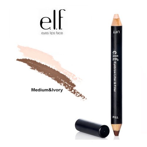 2 Pack e.l.f. Cosmetics Studio Eyebrow Lifter & Filler 81602 Ivory Medium