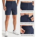 Libin Men's Golf Shorts 7" 9" Work Dress Shorts Casual Flat Front Hybrid Shorts Lightweight Quick Dry Water Resistant - Image 3