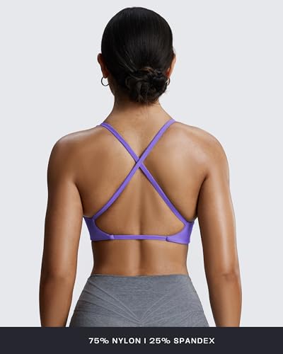 Image of Aoxjox Women's Workout Sports Bras Fitness Metamorph Sienna Twist Bra Yoga Crop Tank