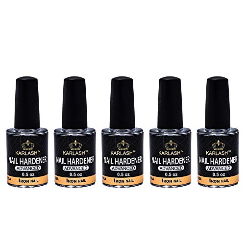 5 PCS Karlash Nail Hardener Advanced Formula Iron Nail Strong and Growth 0.5 oz