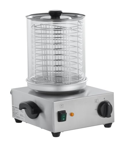 GastroHero Würstchenwärmer I Hot Dog Maker & Bockwurstwärmer I Kompakter Hotdog maker für Imbiss & Gastronomie I Würstchenkocher und hot dog maschine