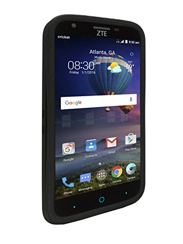 New Zte Grand X3, Zte Warp 7 Case,Mstechcorp Dual Layer Heavy Duty Shockproof Drop Protection Belt Clip Holster Kickstand Case For Zte Grand X3 Phone - Includes Accessories, (I Black) #TOP2