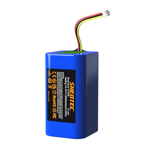 Shentec 14.4V 3000mAh Li-Ion MD-C30B LTR300VX Batería Robot Aspirador para Liectroux C30B, C30B 2D,Midea M4,XBoost BPK-VCBB1XB,Proscenic Neo 820P 830P
