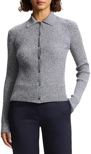 Theory Women&#39;s Marl Rib Cardigan