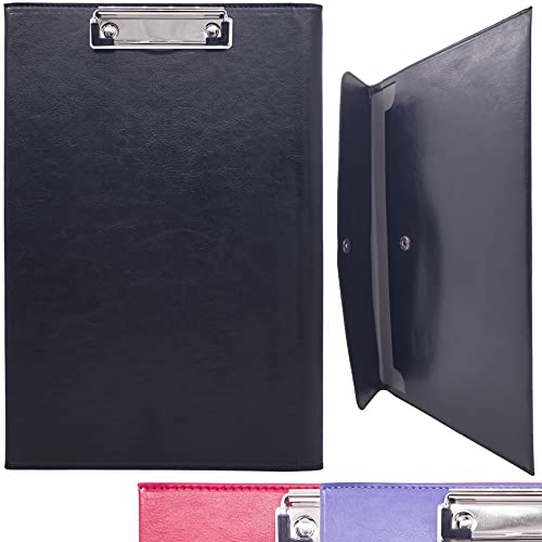 Clipboard with Storage Document Holder Nursing ClipBoard with Folder Envelopes- Leather Decorative Clip Boards Nurse Clipboard Folio Non-Plastic Clipboard -Cute Office Supplies Perfect for Nurse