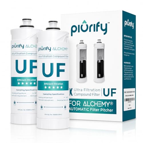 Image of PIURIFY 2-Pack Replacement UF+ Carbon Filters for Alchemy Countertop Automatic Filter - 1 Year Supply