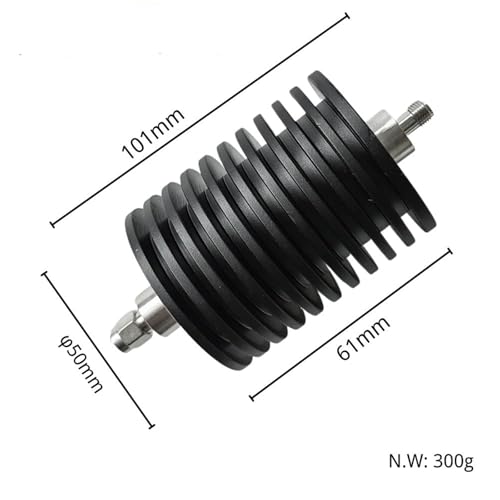 50w 3ghz sma male to female coaxial fixed attenuator 50db