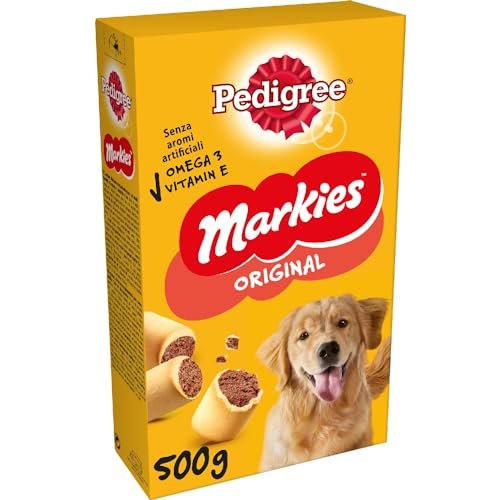 Pedigree Markies Snack, Biscotti per Cane, Confezione da 12 x 500 g