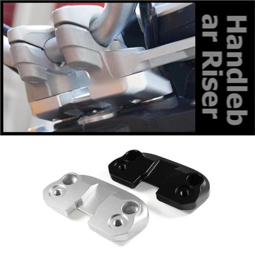 Guidon Riser pour Ducati Scrambler Aluminium CNC Riser Clamp de Précision - 3