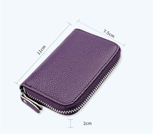 Fashion Accordion Card Holder Card Holder Card Holder Multi-Color Optional Anti-Theft Simple Wallet(Silve)2