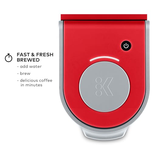 Image of Keurig K-Mini Single Serve K-Cup Pod Coffee Maker, Poppy Red