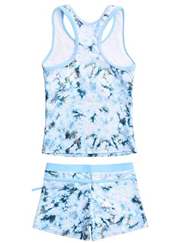 Image of JerrisApparel Little Girls' Summer Two Piece Boyshort Tankini Kids Swimsuit
