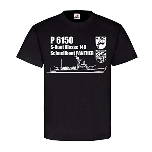T-shirt Bleu Marine S-Boot S50 Panther P6150 en XXX-Large pour Homme