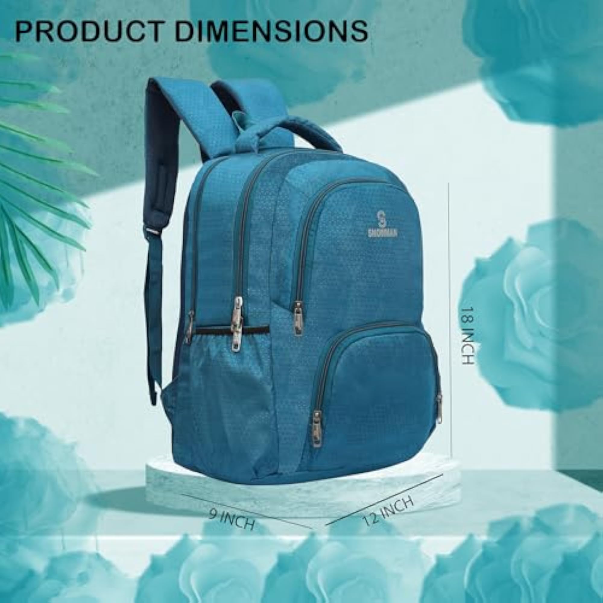 Standard Polyester Casual Backpack with Laptop Compartment