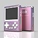 GKD Pixel 2 Pink Color Metal Retro Game Console Portable Mini Pocket Handheld, 2.4-inch IPS Screen Preinstalled with 64GB TF Card 1800mAh Battery