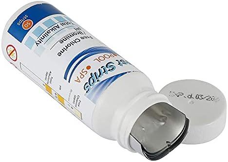 Your's Bath 100 Pcs 3 in 1 Test Strips, Water Test Strips PH Tester Paper, Swimming Pool Spa Test Strips Dip Test Strips for Water Quality Measuring