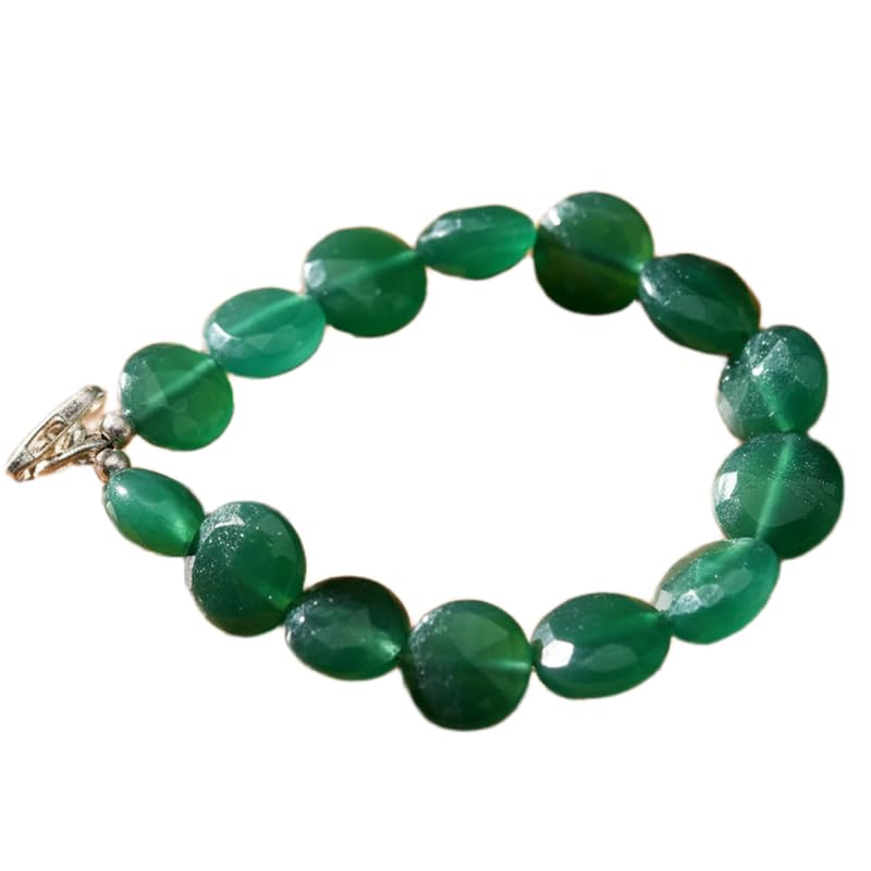 Bracelet en onyx vert : fini les bijoux ternes avec nos pierres taillées